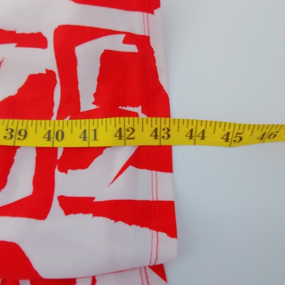 Maggy London Printed Surplice Neck Wrap Dress 22W - Picture 8 of 9